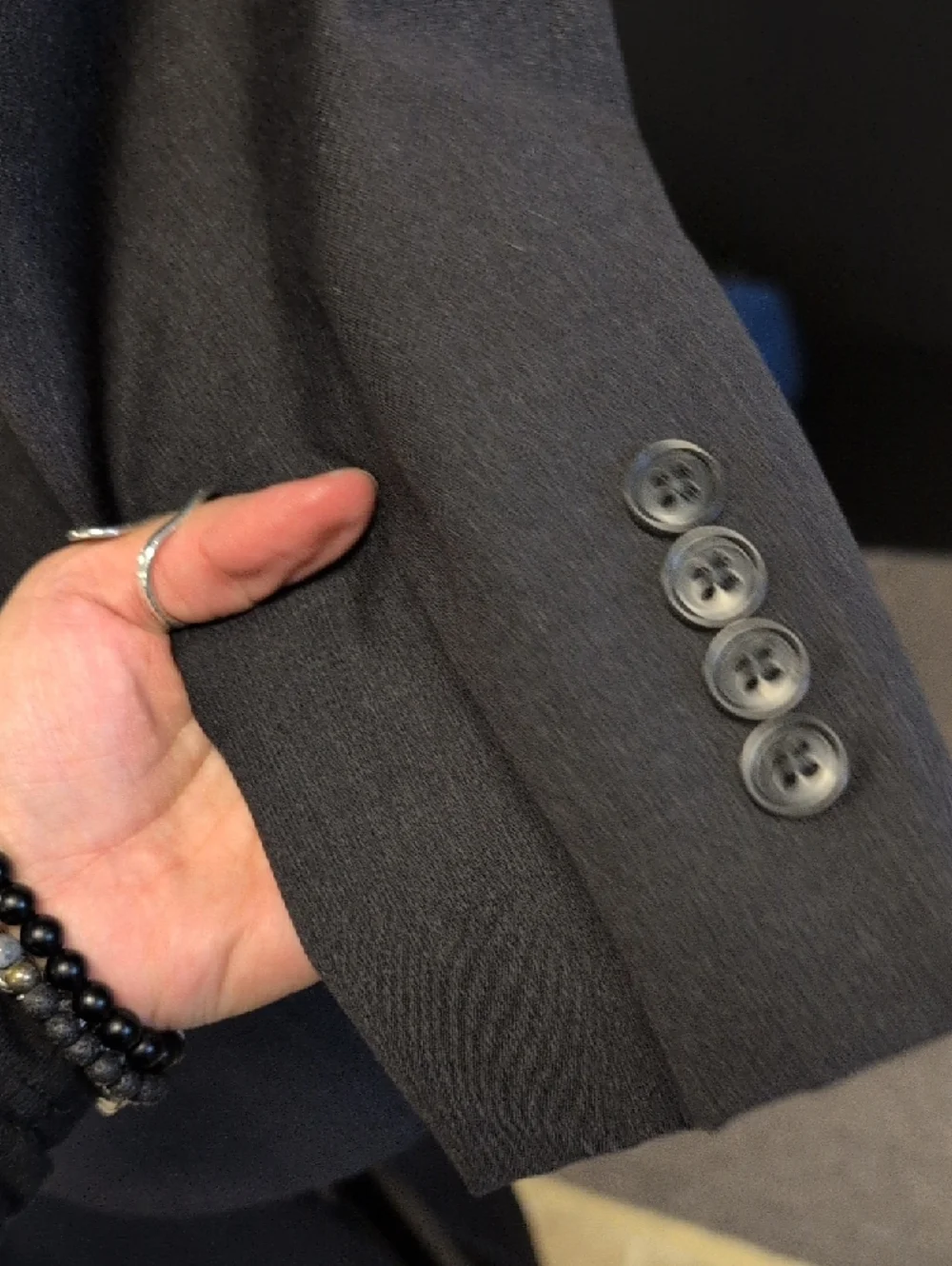 Men's Classic Charcoal Two-Piece Suit - Tailored Notch Lapel - Picture 5 of 12